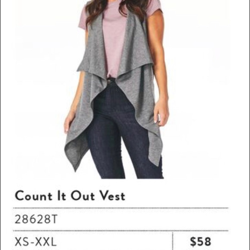 Matilda Jane XS Count it Out Vest NWOT